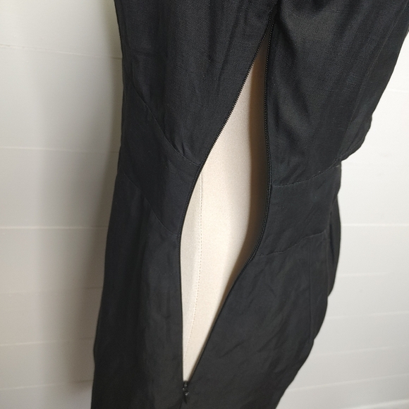 ba&sh Palaia linen blend puff sleeve dress size S - Picture 11 of 15